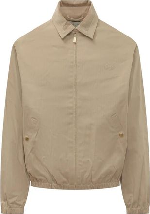 Dr&ocirc;le de Monsieur Le Blouson Dr&ocirc;le - Heren - Zomerjassen - Beige - L - Katoen - Jassen