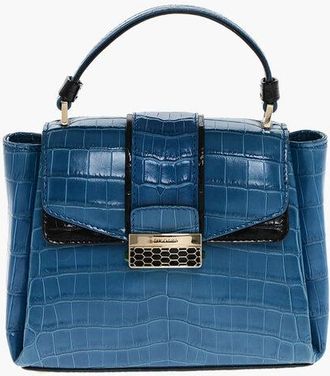 Bulgari Borsa a Mano SERPENTI IN LOVE in Coccordillo taglia Unica