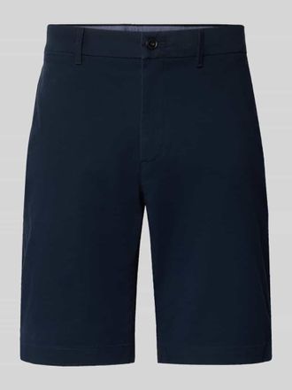 Tommy Hilfiger Slim Fit Bermudas aus Baumwoll-Mix in Marine, Gr&ouml;&szlig;e 30