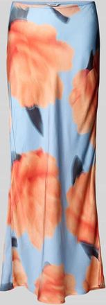 Mbym mbyM Maxirock aus Viskose mit Gehschlitz Modell Aninda in Orange, Gr&ouml;&szlig;e XL