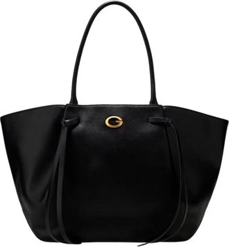Guess Allegra Girlfriend Tote - Dames - Shoppers - Zwart - ONE Size - Leer - Tassen