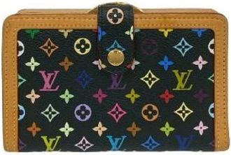Louis Vuitton Pre-owned Wallets, female, Multicolor, Size: ONE SIZE Pre-owned Porte Monnaie Bil Viennois Monogram Multicolor Leather Wallet