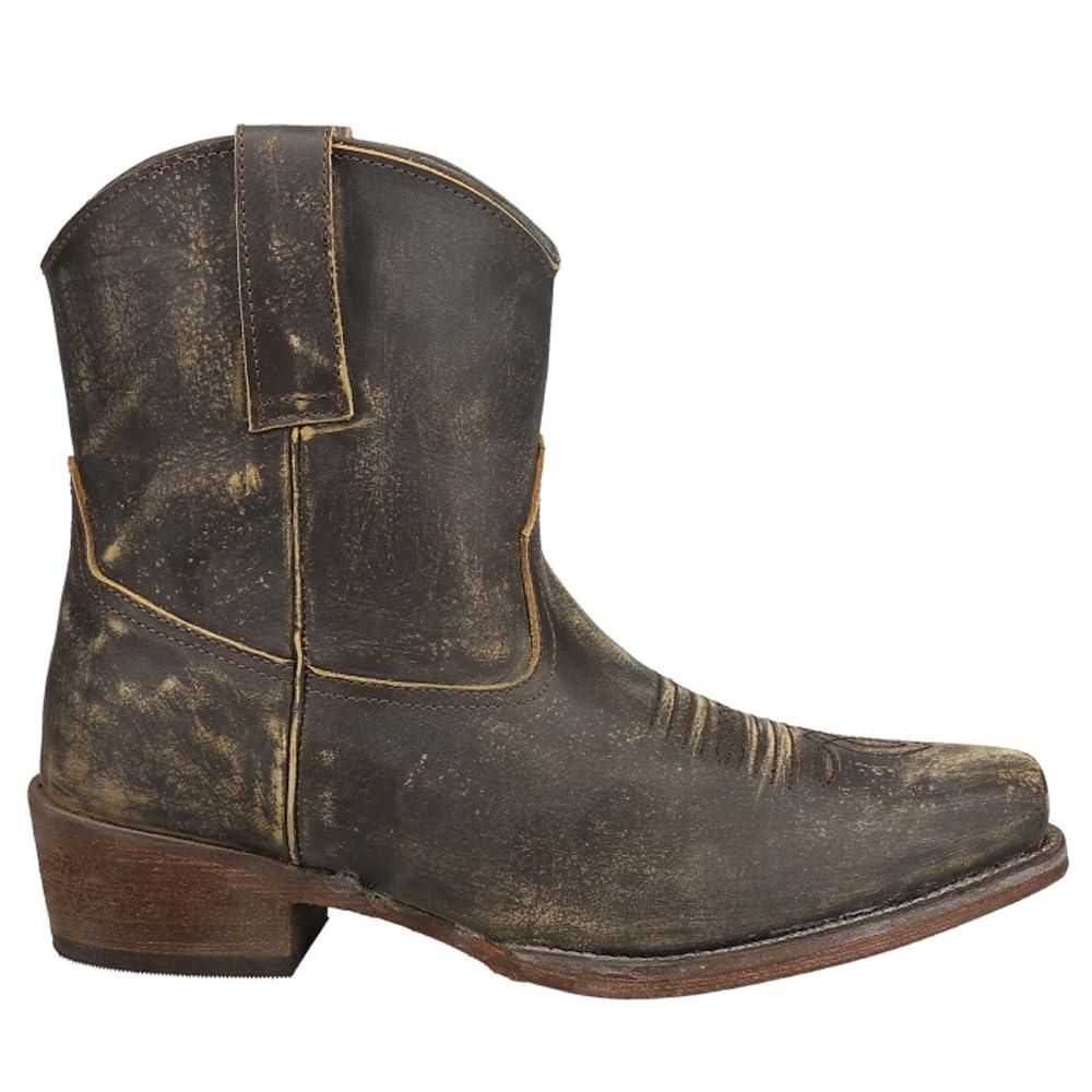 Roper Damen Riley Round Toe Cowboy Boots Westernstiefel, Hellbraun
