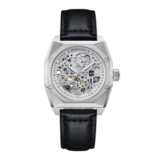 Heritor Elliott Leather-Band Watch