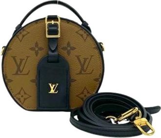 Louis Vuitton Pre-owned Mini Shoulder Bag - Dames - Vintage Mini Tas - Bruin - ONE Size - Leer - Vintage