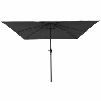 Berkfield Home Square Garden Parasol 295x245 cm Anthracite in Dark Grey