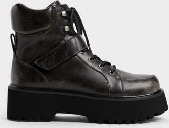 Charles & Keith Eliot Platform Combat Boots