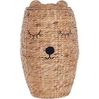 Beliani Kids Basket Teddy Bear SAMBUR Wicker Natural