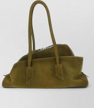 The Attico small suede leather shoulder bag