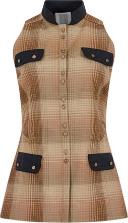 Rosie Assoulin Top Emotionally Vested - Toni neutri