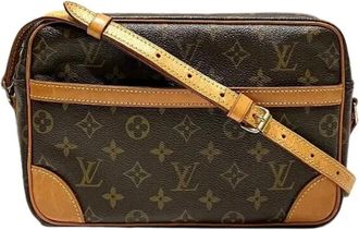 Louis Vuitton Pre-owned Cross Body Bags, female, Brown, Size: ONE SIZE Pre-owned Canvas Cross Body Bag