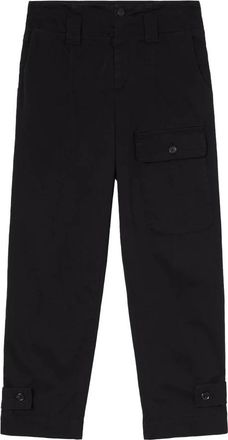 Pinko Globo Pantalon Raso Stretch Broek - Dames - Straight fit broeken - Zwart - M - Katoen - Broeken