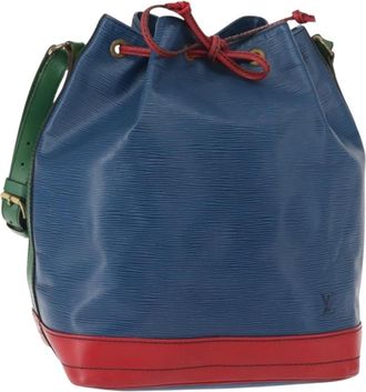 Louis Vuitton Tricolor Noe Epi Leather Blue Leather Handbag (Pre-Owned)