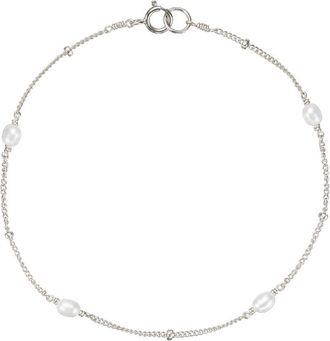 Lily & Roo Silver Seed Pearl Satellite Bracelet