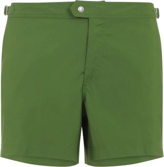 Tom Ford Nylon Zwemshort - Heren - Strandmode - Groen - S - Nylon - Badmode