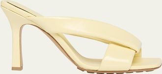 Bottega Veneta Criss Cross Padded Leather Slide Sandals