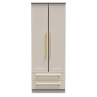 Welcome Furniture Ealing Ready Assembled 2 Door 2 Drawer Wardrobe in Kashmir Matt - Welcome Furniture | TJ Hughes