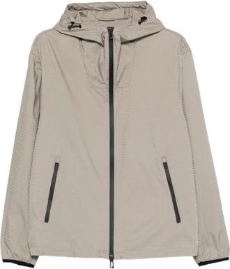 Emporio Armani Jack met capuchon en rits - Grijs