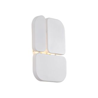 QAZQA Aplique dise&ntilde;o blanca