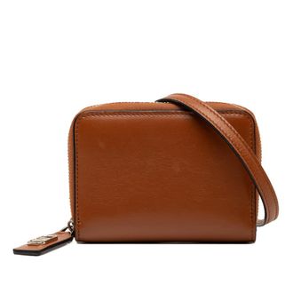 Valentino Pre-owned Valentino Leather VLogo Wallet On Strap Ladies KCXPQK2B097XRQ3O