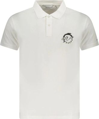 Trussardi Witte Katoenen Heren Polo Shirt - Heren - Polos - Wit - S - Katoen - Tops