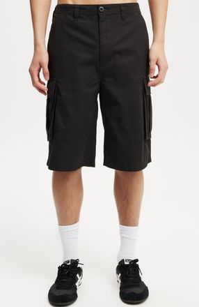 Cotton On Mens Baggy Cargo Short in Black at Nordstrom, Size 30