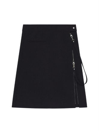 Courr&egrave;ges Midi Skirt With Zipper