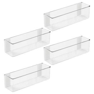 iDesign Adhesive Organizer Bin for Kitchen - Set of 4 - Clear at Nordstrom