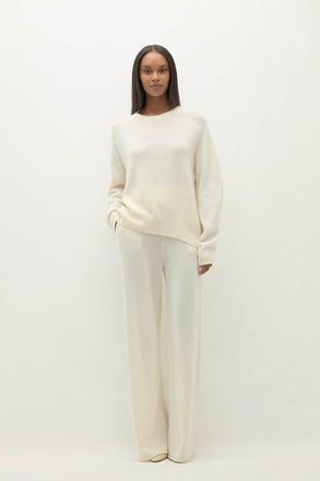 Naked Cashmere Tammy Cashmere Crewneck Sweater in Ecru at Nordstrom, Size X-Small