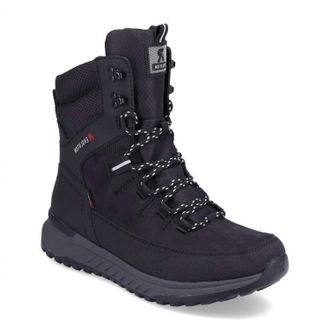 Rieker Mens U0171 Hi Top Snow Boot In Black
