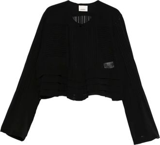 Isabel Marant Blusa plissettata - Nero