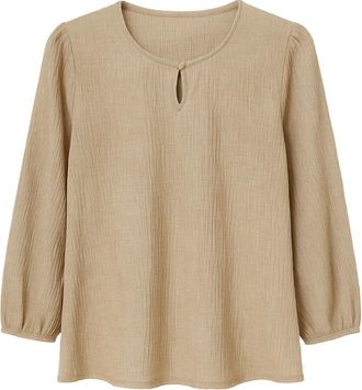 2-Biz Overhemden, Dames, Geel, 2Xl, Blouses