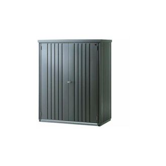 BIOHORT Armario Metalico Biohort Alto Jardin Color Gris Oscuro Metalizado 150
