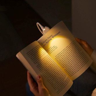 OEM L&aacute;mpara De Lectura Recargable Con Clip Y Brillo Ajustable