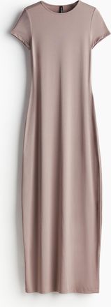 H&M Bodycon-Kleid aus Jersey - Greige