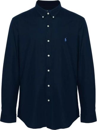 Polo Ralph Lauren Sportief langemouwenshirt - Heren - Casual Overhemden - Blauw - 2XL - Overhemden