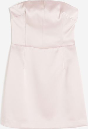 H&M Mini-Bandeaukleid - Pink