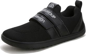 Generic Mens Women Squat Fitness Shoes Lightweight Non-Slip Breathable Mesh Deadlift Sport Sneakers for Weightlifting Hard Pulling,Black,10.5 UK