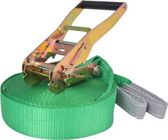 vidaXL Slackline 15 M X 50 Mm 150 Kg Verde Vidaxl