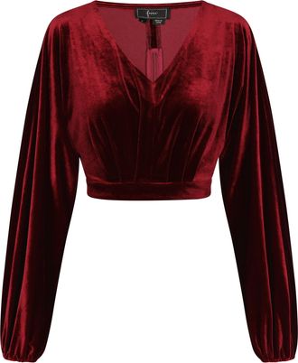 Faina Blouse Dames wijnrood