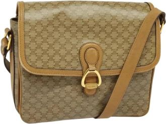 Celine Pre-owned Vintage Cross Body Bag - Dames - Vintage Schoudertas - Bruin - ONE Size - Leer - Vintage
