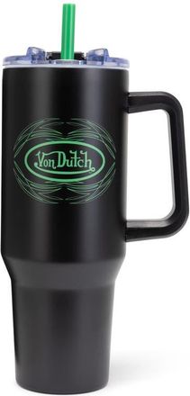 Von Dutch 40oz Double Walled Insulated Stainless Steel Tumbler in Venom Stripe at Nordstrom