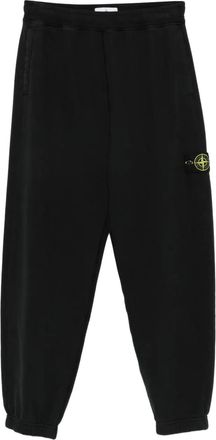 Stone Island Pantaloni 6200004 con applicazione - Nero