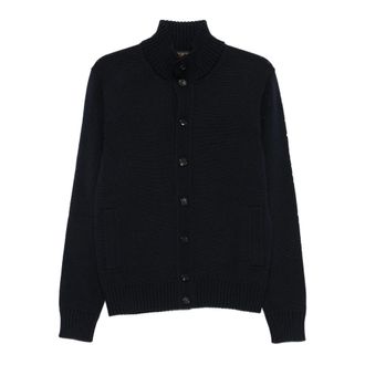 Zanone High-neck Wool Cardigan