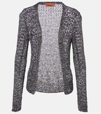 Missoni Sequined lame cardigan
