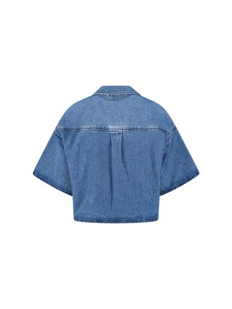 Alexander Wang Womens Shirts Blue Cotton