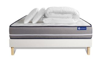 Actisom Pack Colch&oacute;n Blanco L&aacute;tex Y Espuma Viscoel&aacute;stica 180 X 200