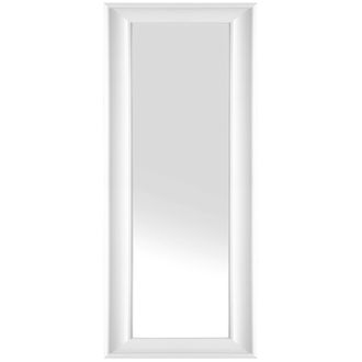 Beliani Beliani - Espejo De Pared Blanco 51 X 141 Cm Material Sint&eacute;tico Estilo Minimalista Escandinavo Lunel