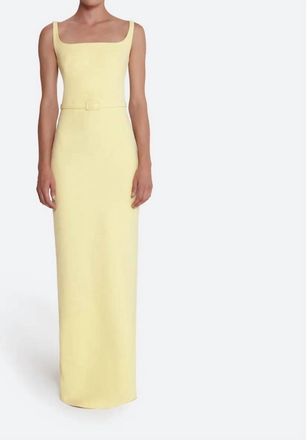 SAFiYAA Womens Kristena Gown In Yellow