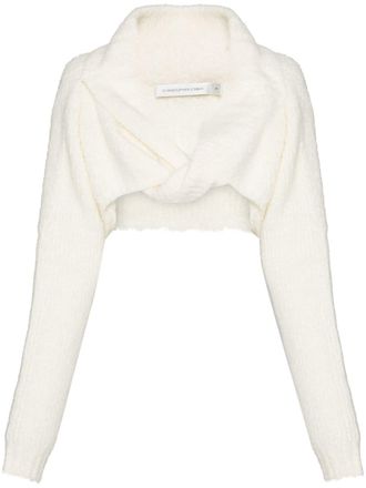 CHRISTOPHER ESBER Bouclé bolero - Beige